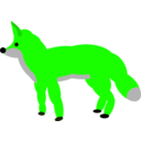 download Fox clipart image with 90 hue color