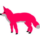 download Fox clipart image with 315 hue color