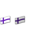 download Finland Flag clipart image with 45 hue color