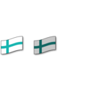 download Finland Flag clipart image with 315 hue color