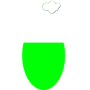 download Cloud clipart image with 270 hue color