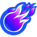 download Fire Ball Icon clipart image with 225 hue color