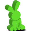 download Rabbit clipart image with 45 hue color