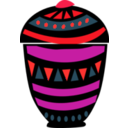 download African Jar Icon clipart image with 315 hue color