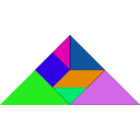 download Tangram clipart image with 90 hue color