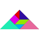 download Tangram clipart image with 135 hue color