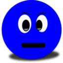 download Confused Smiley Pink Emoticon clipart image with 270 hue color