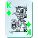 download Guyenne Deck King Of Diamonds clipart image with 135 hue color