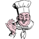 download Happy Chef clipart image with 315 hue color