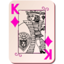 download Guyenne Deck King Of Diamonds clipart image with 315 hue color