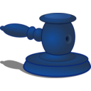 download Judge Hammer clipart image with 180 hue color