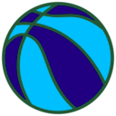 download Bola De Basquete Verde E Amarela clipart image with 135 hue color