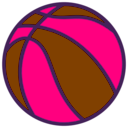 download Bola De Basquete Verde E Amarela clipart image with 270 hue color