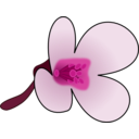 download Thaliana Flower clipart image with 270 hue color