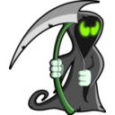 download Grim Reaper clipart image with 90 hue color