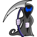 download Grim Reaper clipart image with 225 hue color