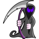 download Grim Reaper clipart image with 270 hue color