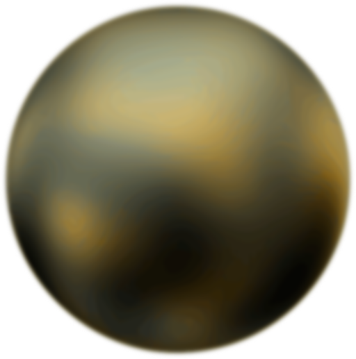 Pluto 90 Degree Face From Hubble Telescope