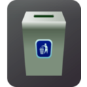 download Trash Can clipart image with 90 hue color