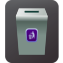 download Trash Can clipart image with 135 hue color