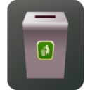 download Trash Can clipart image with 315 hue color