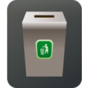 download Trash Can clipart image with 0 hue color