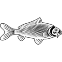 download Fish clipart image with 270 hue color