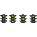 download Traffic Signal clipart image with 45 hue color