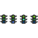 download Traffic Signal clipart image with 90 hue color