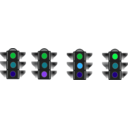 download Traffic Signal clipart image with 135 hue color