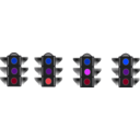 download Traffic Signal clipart image with 225 hue color