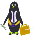 download President Of Penguins clipart image with 45 hue color