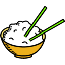 download Bowl Of Rice clipart image with 45 hue color
