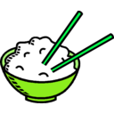 download Bowl Of Rice clipart image with 90 hue color