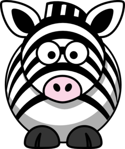 Cartoon Zebra