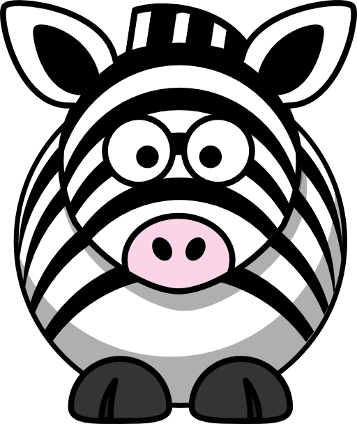 Cartoon Zebra