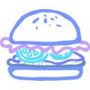 download Burger Linda Kim 01 clipart image with 180 hue color