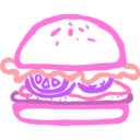 download Burger Linda Kim 01 clipart image with 270 hue color