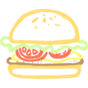 download Burger Linda Kim 01 clipart image with 0 hue color