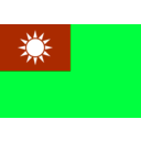 download Flag Of The Republic Of China clipart image with 135 hue color