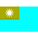 download Flag Of The Republic Of China clipart image with 180 hue color