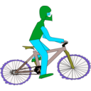 download Bicycle Philippe Colin 01 clipart image with 135 hue color