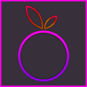 download Apple clipart image with 270 hue color