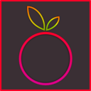 download Apple clipart image with 315 hue color