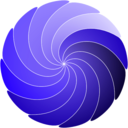 download Spirale clipart image with 225 hue color
