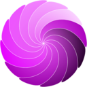 download Spirale clipart image with 270 hue color