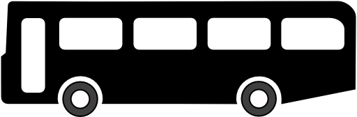 Bus Symbol Black