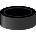 download Hockey Puck clipart image with 0 hue color