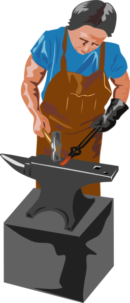 Blacksmith And Tools