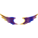 download Wing Icon clipart image with 45 hue color